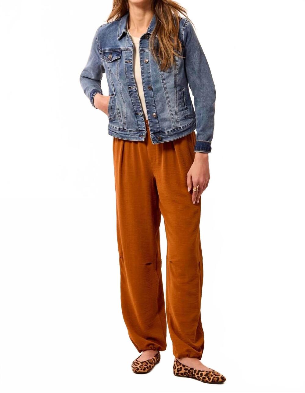 NEW TRIBAL women's classic fit denim jacket in dark vintage